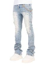 Load image into Gallery viewer, GUAPI AQUA BLUE SPIDER DENIM
