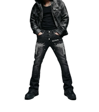 Load image into Gallery viewer, GUAPI OBSIDIAN BLACK UZI DENIM