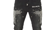 Load image into Gallery viewer, GUAPI OBSIDIAN BLACK UZI DENIM