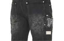 Load image into Gallery viewer, GUAPI OBSIDIAN BLACK UZI DENIM