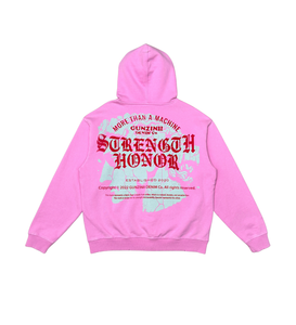 GUNZINII STRENGTH & HONOR ZIP CROP HOODIE