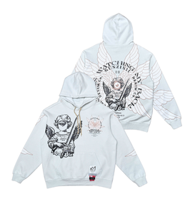 GUNZINII ANGEL FLOWER  PO HOODIE