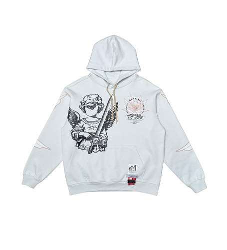 GUNZINII ANGEL FLOWER  PO HOODIE