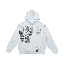 GUNZINII ANGEL FLOWER  PO HOODIE