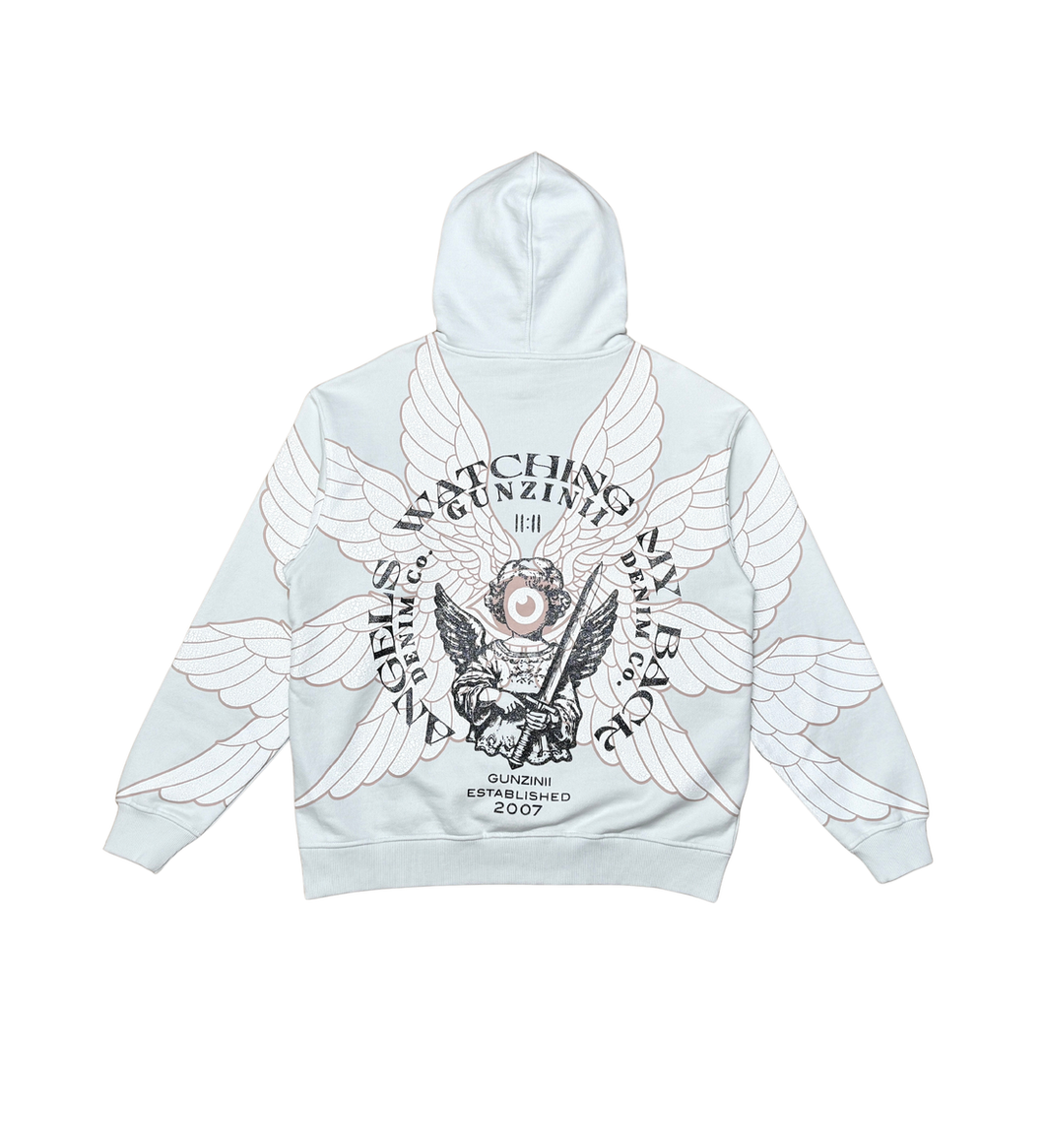 GUNZINII ANGEL FLOWER  PO HOODIE