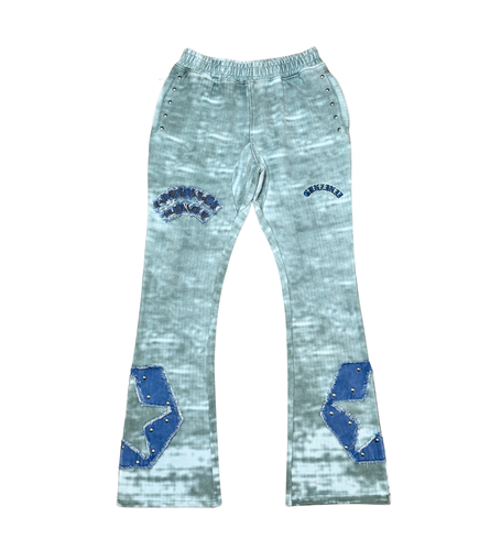 GUNZINII STAR STACK SWEATPANTS