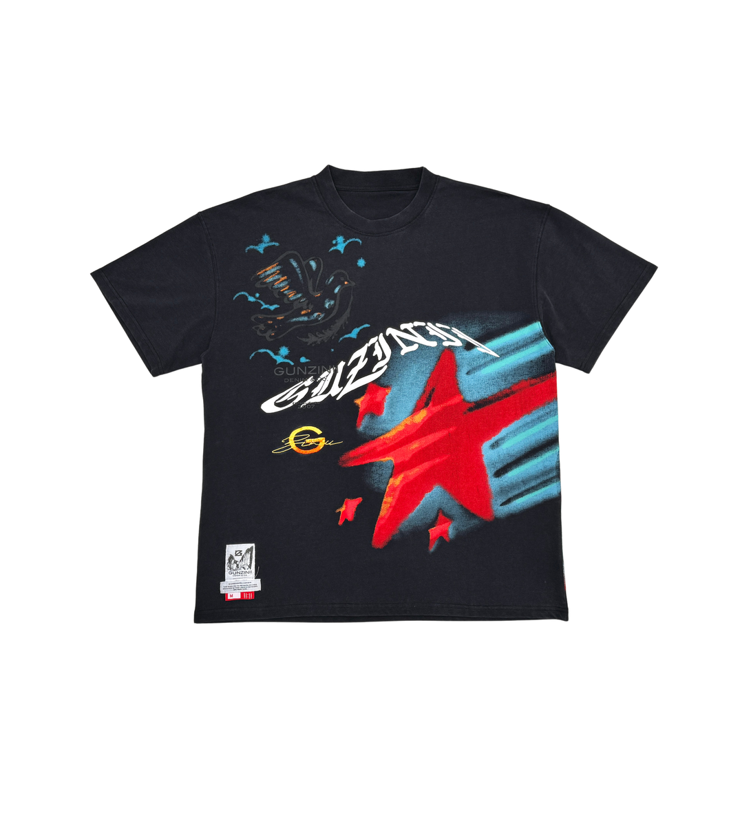 GUNZINII STAR T.SHIRT – BLUE CITY NYC