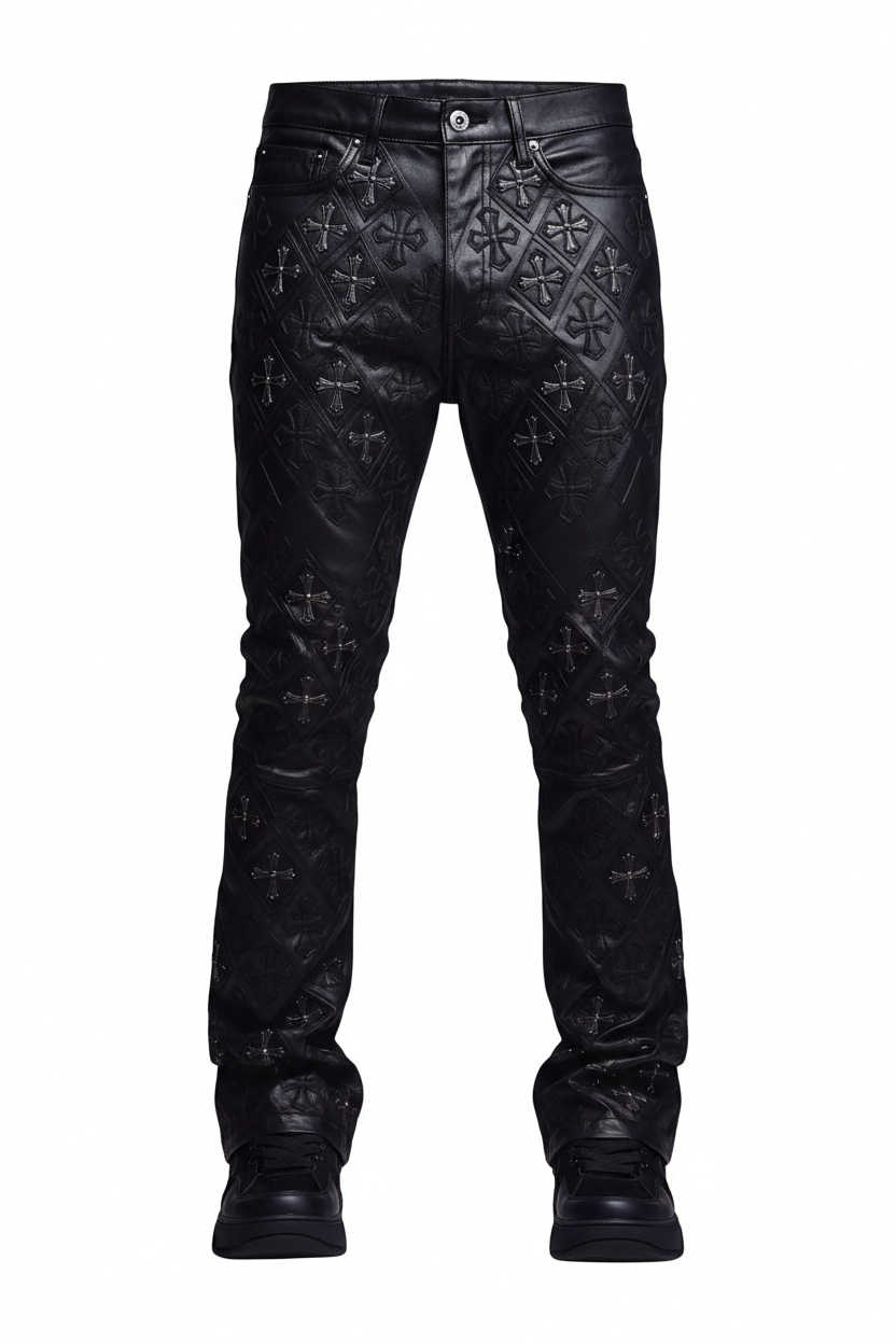 パンツ GUAPI All Black Relic Waxed Denim GUAPI ALL BLACK RELIC WAXED DENIM JEANS – BLUE CITY NYC