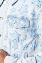 Load image into Gallery viewer, GUAPI STARS DENIM JACKET