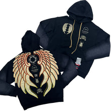 Load image into Gallery viewer, GUNZINNI ANGEL WING SUN DYED PULL OVER HOODIE