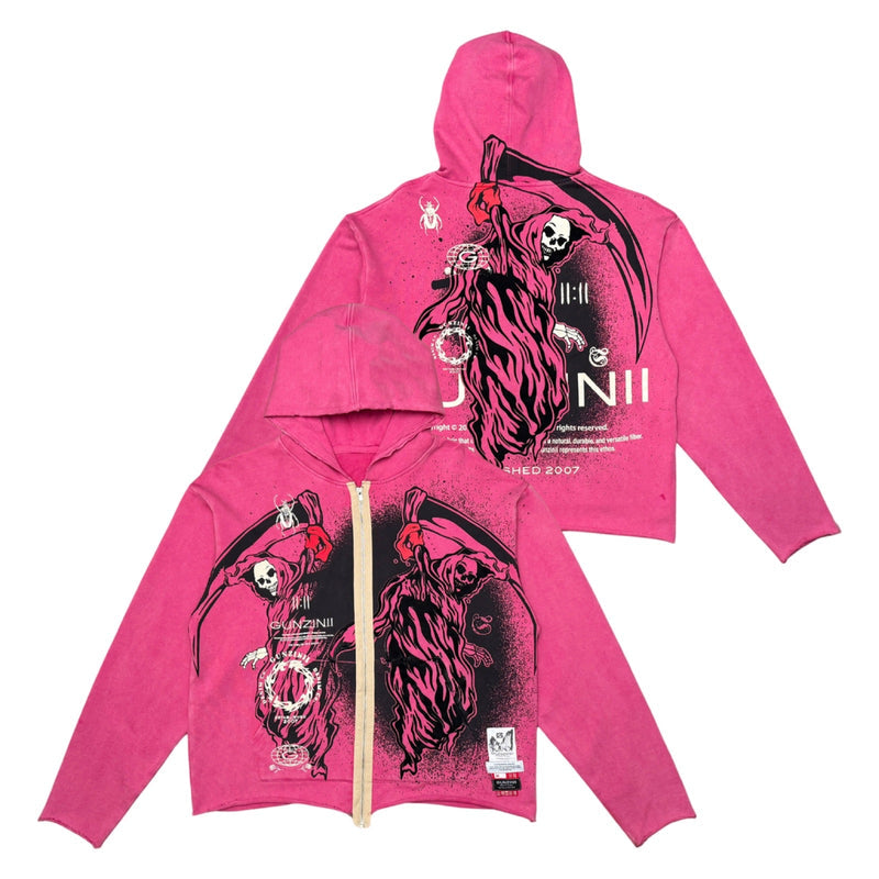 GUNZINNI ANGEL OF DEATH ZIP HOODIE