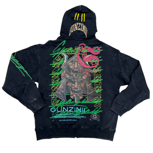 GUNZINNI DEAD BEFORE DISHONOR ZIP HOODIE