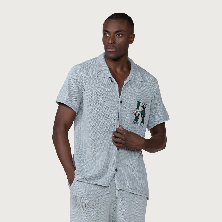 HONOR THE GIFT KNIT BUTTON UP TOP (HTG230130) – BLUE CITY NYC