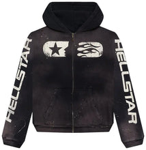Load image into Gallery viewer, HELLSTAR STUDIOS ZIP HOODIE