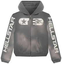 Load image into Gallery viewer, HELLSTAR STUDIOS ZIP HOODIE