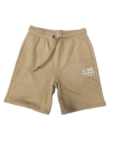 Load image into Gallery viewer, L/AB OFF-WHITE DIAG OPEN HEM JOGGER SHORTS