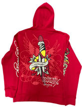 Load image into Gallery viewer, ED HARDY EAGLE TIGER MENS PULL OVER HOODIE