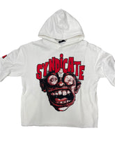 Load image into Gallery viewer, SYNDICATE FEAR NO EVIL CROPPED PULLOVER HOODIE