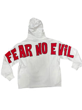 Load image into Gallery viewer, SYNDICATE FEAR NO EVIL CROPPED PULLOVER HOODIE