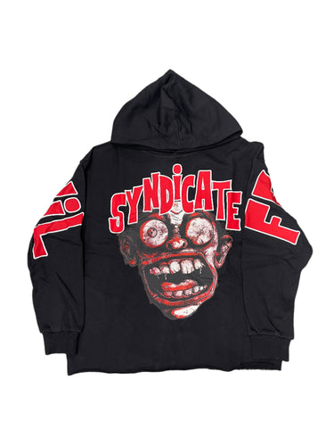 SYNDICATE FEAR NO EVIL CROPPED PULLOVER HOODIE