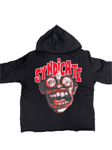 SYNDICATE FEAR NO EVIL CROPPED PULLOVER HOODIE