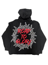 Load image into Gallery viewer, SYNDICATE ROAD TO GLORY CROPPED PULLOVER HOODIE