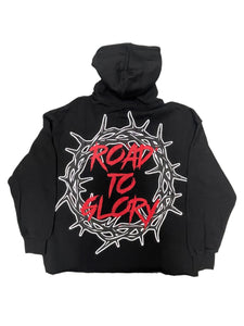 SYNDICATE ROAD TO GLORY CROPPED PULLOVER HOODIE