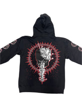 Load image into Gallery viewer, EVIL VICE EVERYONE NAIL ESCAPE PULLOVER HOODIE