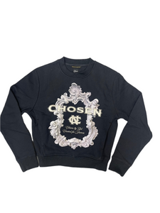 CHOSEN  POCKETED WASHED FRAME CREW NECK