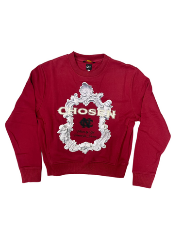 CHOSEN  POCKETED WASHED FRAME CREW NECK