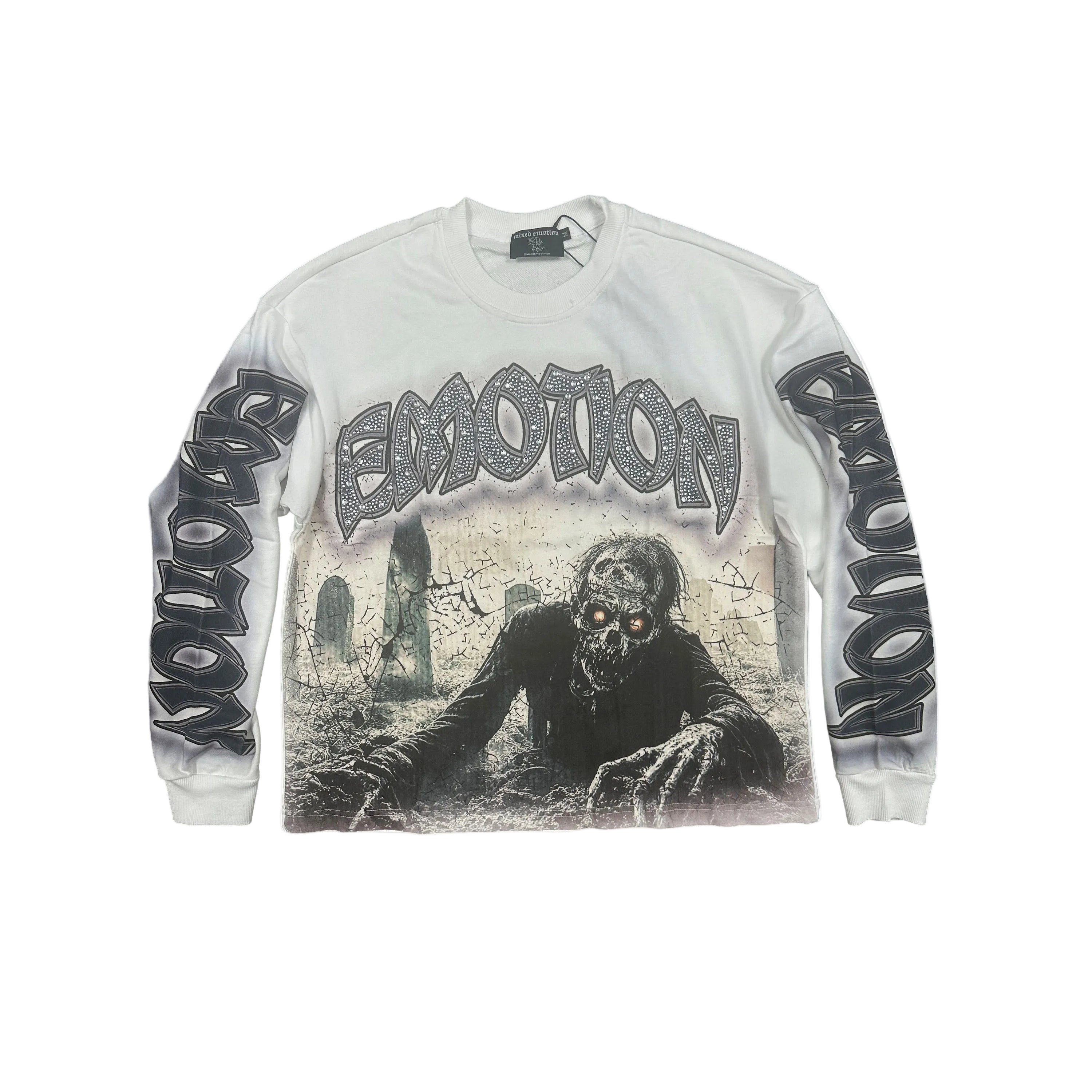 MIXED EMOTION RESURRECTION SLEVE CREW NECK – BLUE CITY NYC