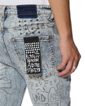 Load image into Gallery viewer, KSUBI VAN WINKLE BUNKER BLUE NOIZE JEANS