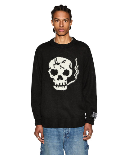 KSUBI DEAD KNIT CREW SWEATER