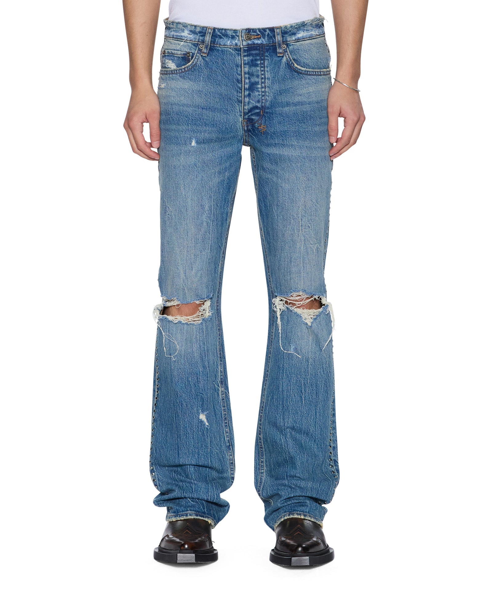 KSUBI BRONKO TEXAS STUDED JEANS – BLUE CITY NYC