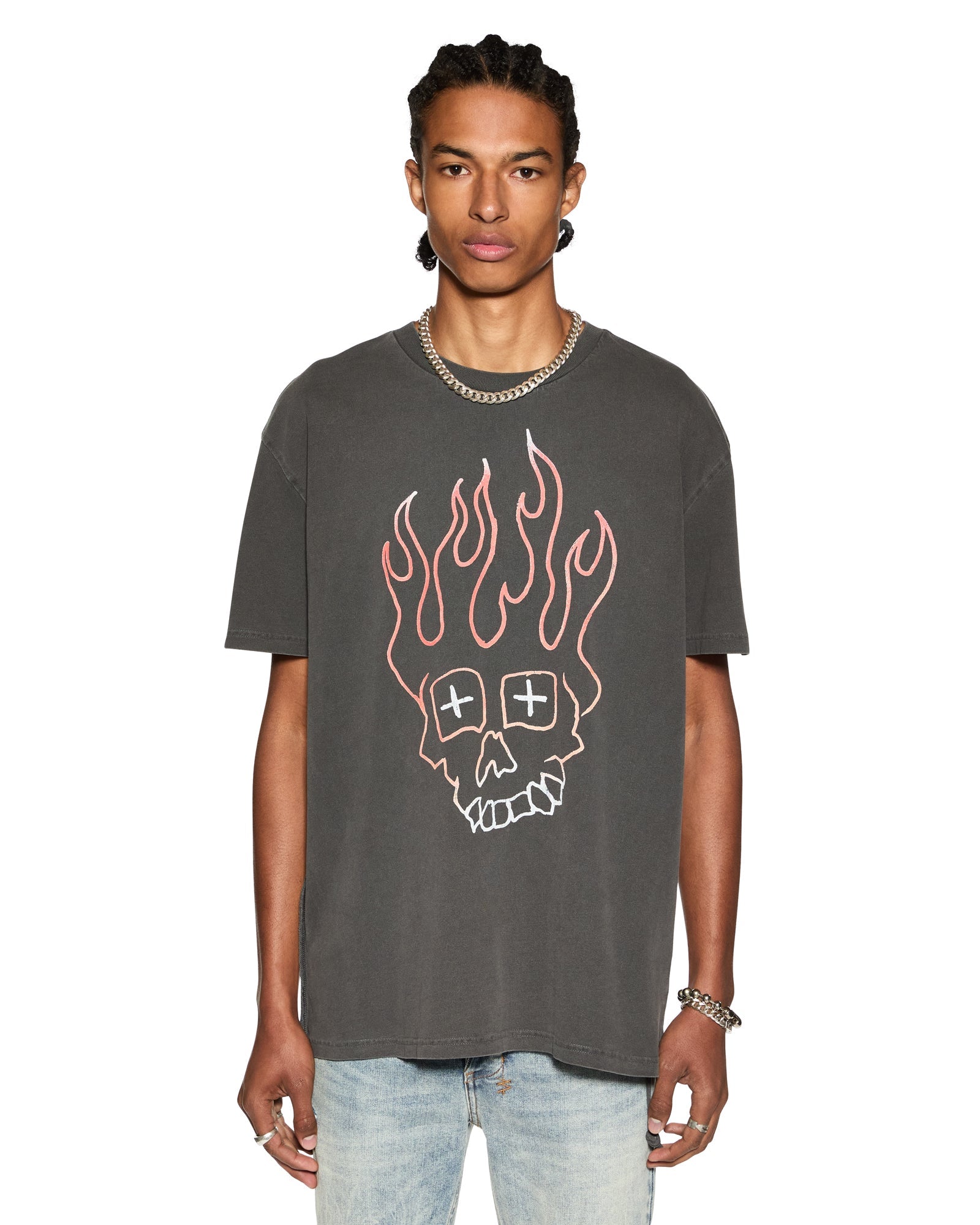 KSUBI SKULL BIGGIE T-SHIRT – BLUE CITY NYC