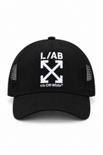 Load image into Gallery viewer, L/AB OFF-WHITE ARROWS CURVED BRIM TRUCKER CAP