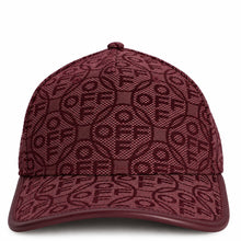 Load image into Gallery viewer, L/AB OFF-WHITE JACQUARD CURVED BRIM CANVAS CAP
