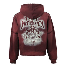 Load image into Gallery viewer, LOST INTRICACY VINTAGE RHINESTONE ZIP HOODIE