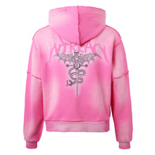 Load image into Gallery viewer, LOST INTRICACY RHINESTONE ZIP HOODIE