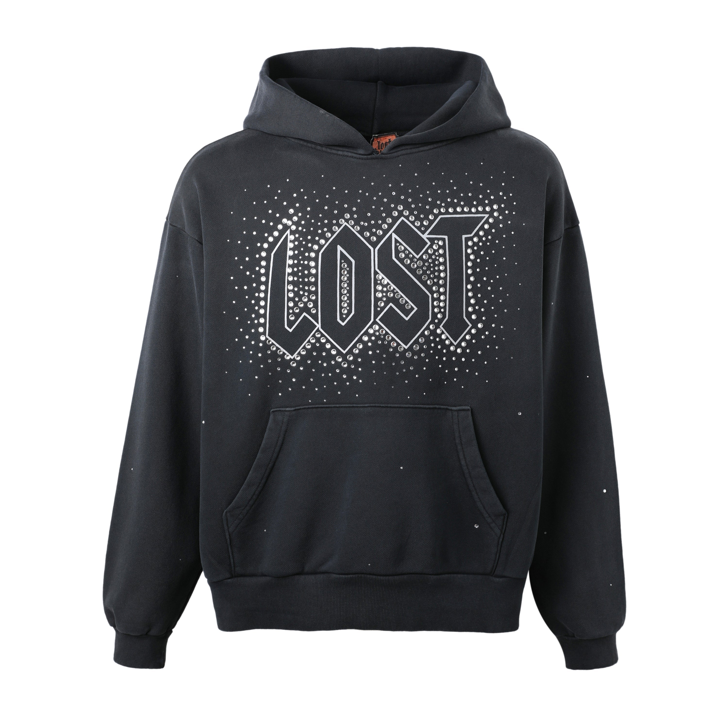 LOST INTRICACY INVERSE RHINESTONE PULLOVER HOODIE – BLUE CITY NYC