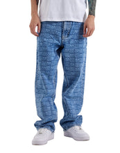 Load image into Gallery viewer, L/AB OFF-WHITE AOP DENIM JEANS