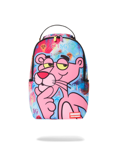 SPRAYGROUND SMALL MINI BACKPACK: PINK PANTHER ART CLASS