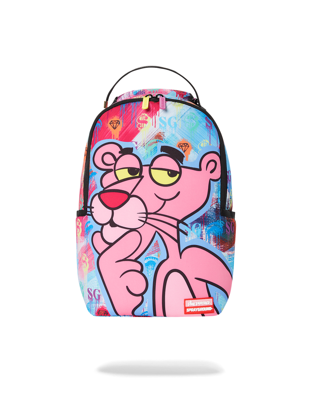 SPRAYGROUND SMALL MINI BACKPACK: PINK PANTHER ART CLASS