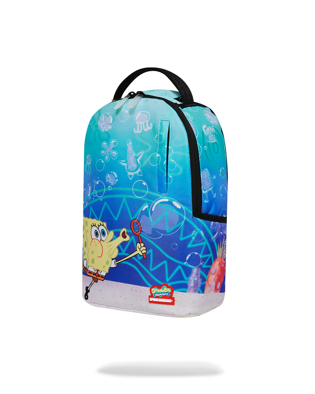 mr krabs nike backpack SPONGEBOB STACK UP A zippered front pocket lets you store your small items Nike Kyrie x Spongebob Patrick
