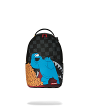 Load image into Gallery viewer, SPRAYGROUND SESAME STREET COOKIE MONSTER STACK EM HIGH MINI BACKPACK