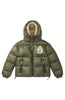 ALPHASTYLE KUDU MOSS DOUBLE HOODIE PUFFER JACKET