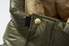 ALPHASTYLE KUDU MOSS DOUBLE HOODIE PUFFER JACKET