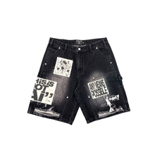 Load image into Gallery viewer, MIXED EMOTION AI DENIM SHORTS