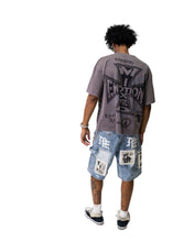 Load image into Gallery viewer, MIXED EMOTION AI DENIM SHORTS