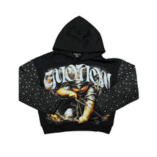 Load image into Gallery viewer, MIXED EMOTION ARCHER RHINESTONE PULL OVER HOODIE